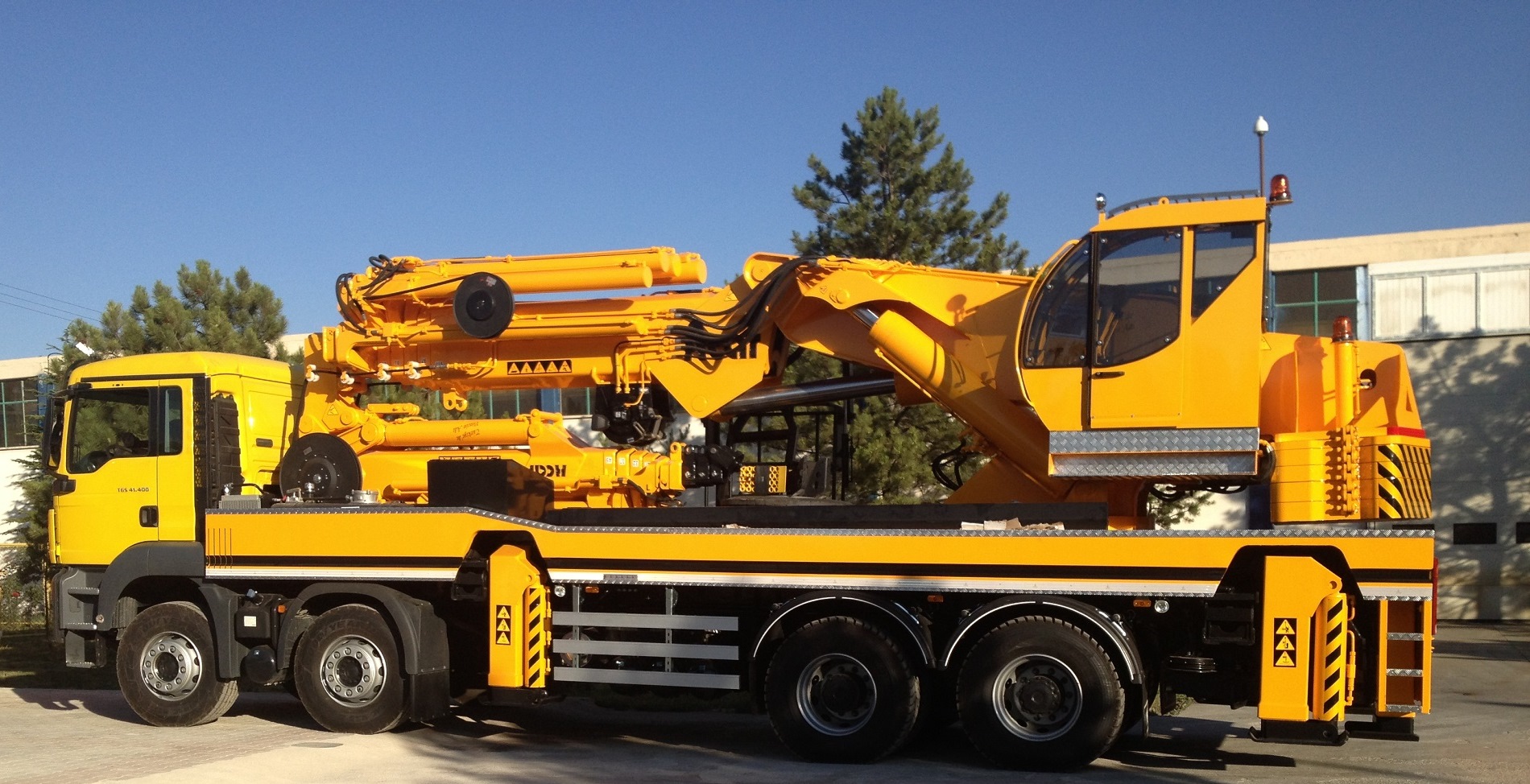 AC 285 TM-2KÇ 7+5 tipi araç üstü katlanır bomlu hidrolik mobil vinç